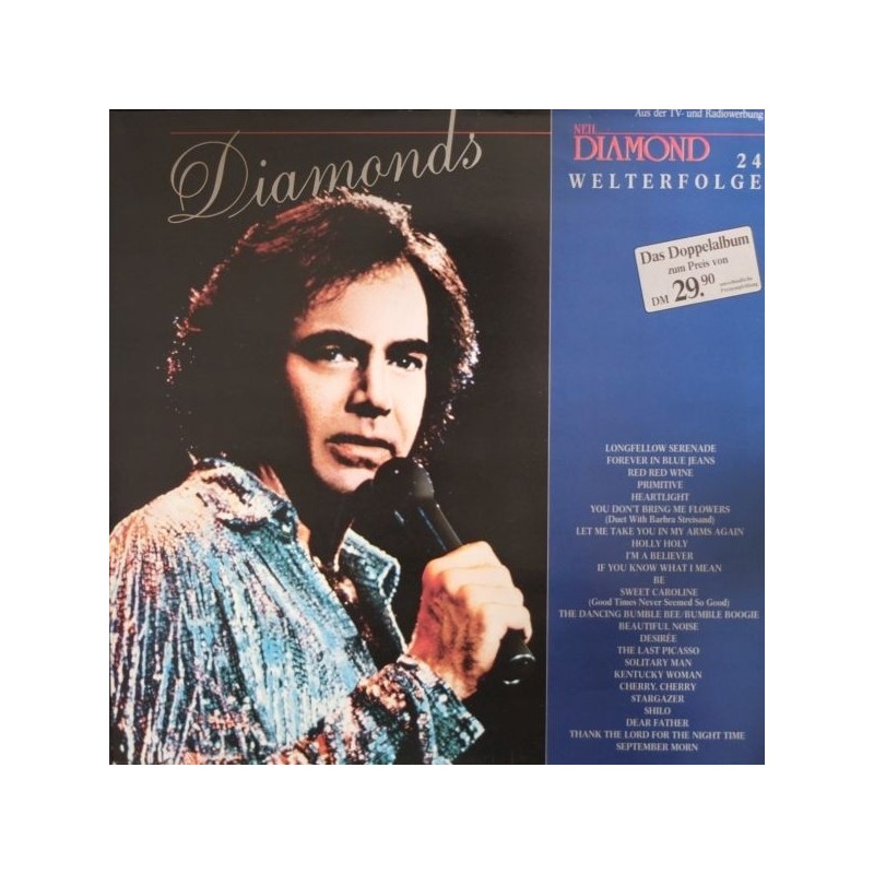 Diamond ‎Neil – Diamonds &8211 24 Welterfolge|1985    CBS ‎– CBS 24507