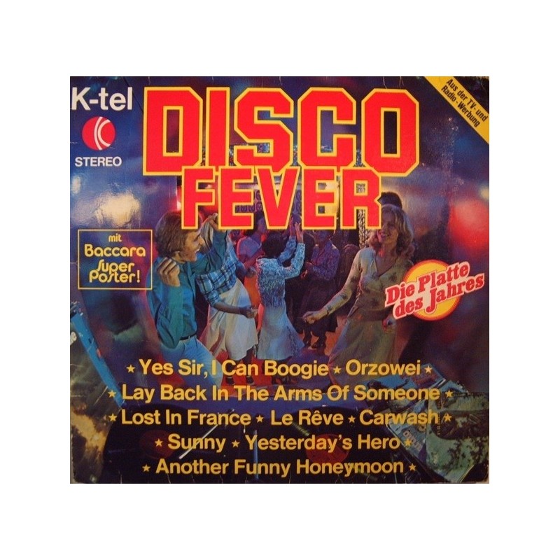 Various ‎– Disco Fever|1977  K-Tel	TG 1159