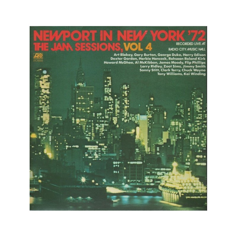 Various ‎– Newport In New York '72 - The Jam Sessions, Vol 4 |1972     Atlantic ‎– ATL40448