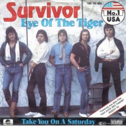 Survivor ‎– Eye Of The Tiger |1982      Scotti Bros. Records ‎– 100∙14∙001 -Single