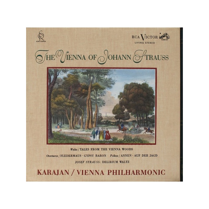 Karajan / Vienna Philharmonic ‎– The Vienna Of Johann Strauss |1959     RCA Victor Red Seal ‎– LDS 2346