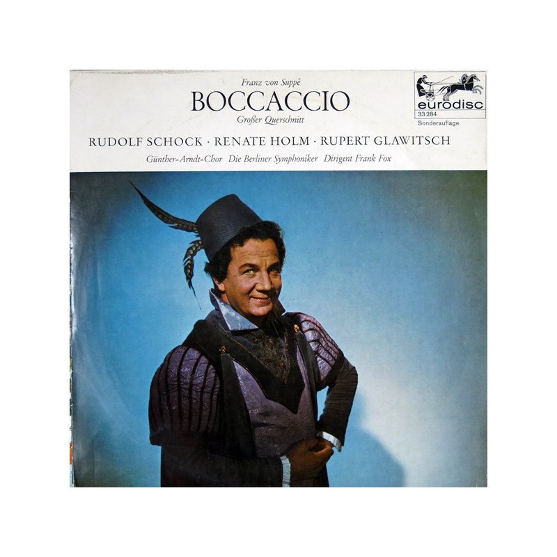 Suppé von Franz-Boccaccio (Großer Querschnitt)  Rudolf Schock, Renate Holm...   |Eurodisc 60003