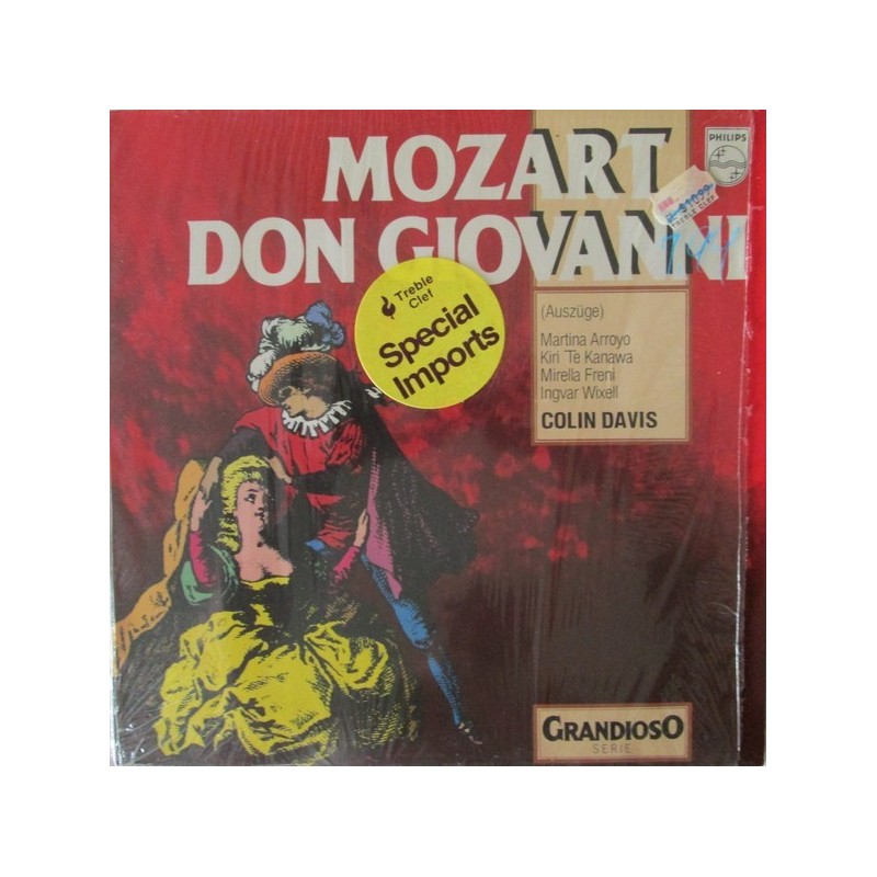 Mozart ‎Amadeus Wolfgang– Don Giovanni  - Colin Davis*, Martina Arroyo, Kiri Te Kanawa, Mirella Freni|Philips ‎– 6570 097