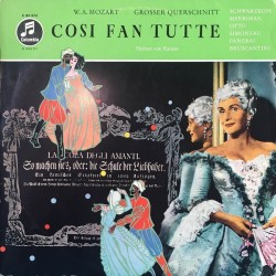 Mozart ‎Wolfgang Amadeus – Cosi Fan Tutte  Herbert von Karajan, Elisabeth Schwarzkopf....|