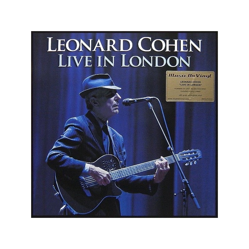 Cohen Leonard  ‎– Live In London|2014   Music On Vinyl ‎– MOVLP1013-3-LP