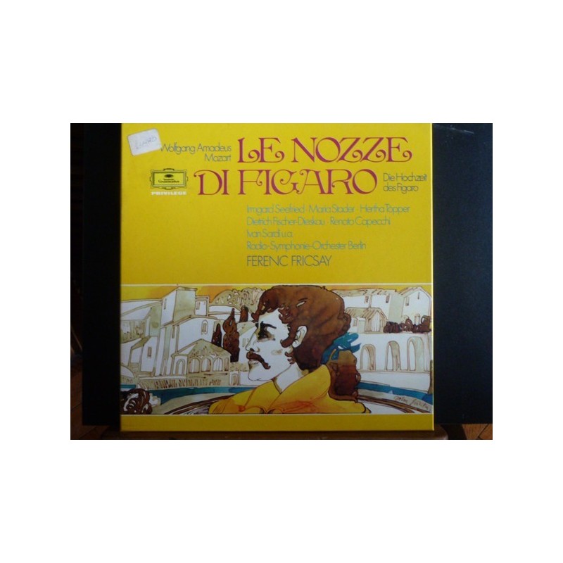 Mozart‎ Wolfgang Amadeus – Le Nozze Di Figaro-Irmgard Seefried- Dietrich Fischer-Dieskau- Ferenc Fricsay|DG– 2728 004-3LP-Box