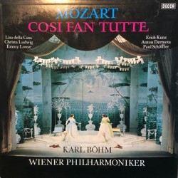 Mozart- Cosi Fan Tutte-Christa Ludwig-Erich Kunz- Anton Dermota-Wr. Philharmoniker-Karl Böhm ‎|Decca ‎– SMA 25019-D/1-3-3LP-Box