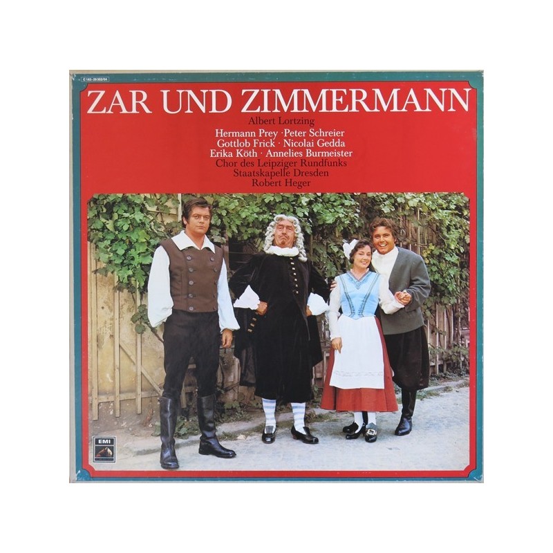 Lortzing ‎Albert– Zar Und Zimmermann|His Master's Voice ‎– 1 C 183-29 302/04-3 LP Box