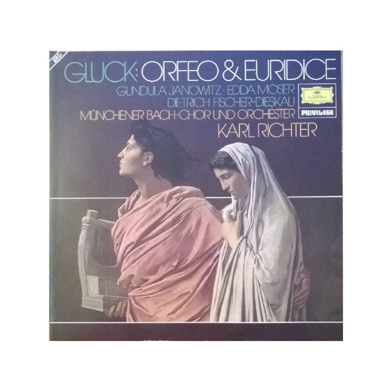 Gluck ‎– Orfeo & Euridice-Dietrich Fischer-Dieskau-Karl Richter|DG‎– 2726 043