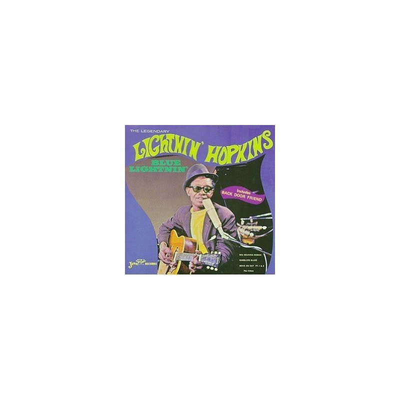 Lightnin' Hopkins ‎– Blue Lightnin'|Jewel Records – LPS 5000