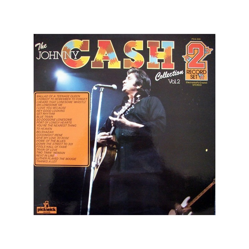 Cash Johnny ‎– The Johnny Cash Collection - Vol. 2|1977    Pickwick Records ‎– PDA 033