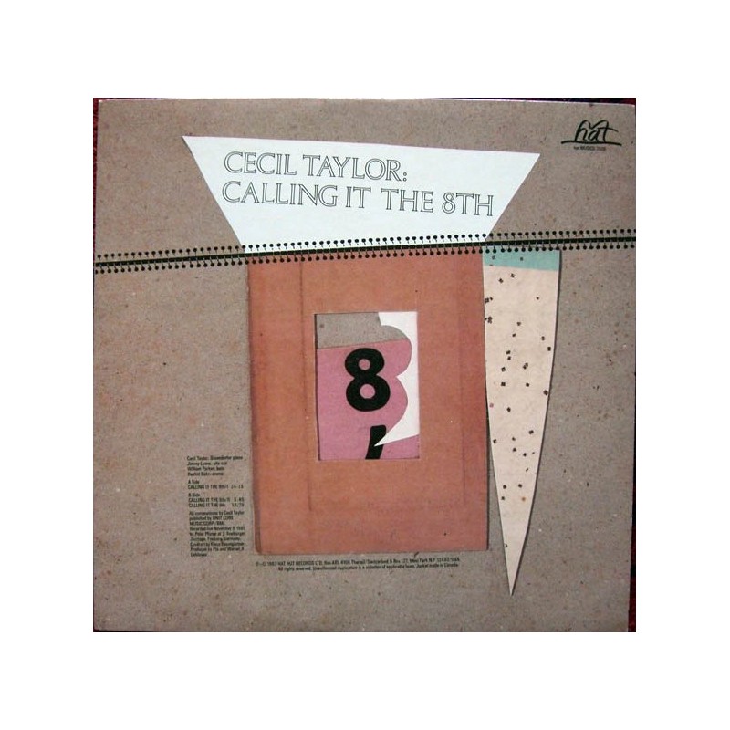 Taylor ‎Cecil – Calling It The 8th|1983      hat MUSICS ‎– hat MUSICS 3508