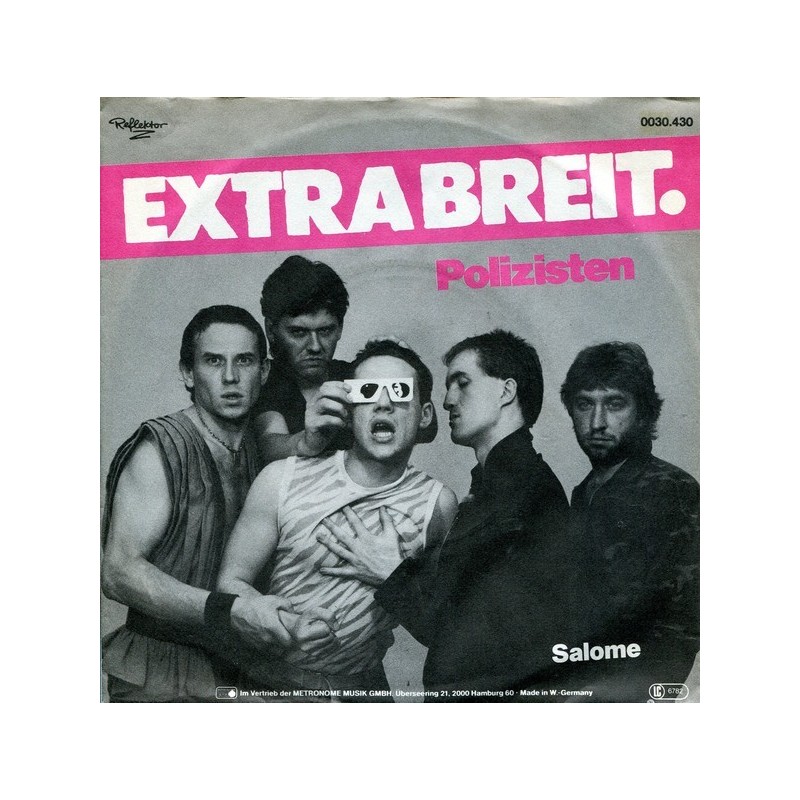 Extrabreit ‎– Polizisten|1981     Metronome ‎– 0030.430-Single