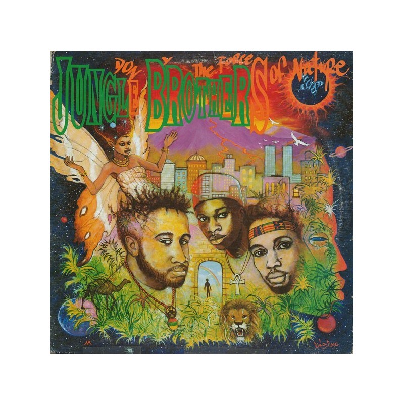 Jungle Brothers ‎– Done By The Forces Of Nature|1989      Warner Bros. Records	9 26072-1