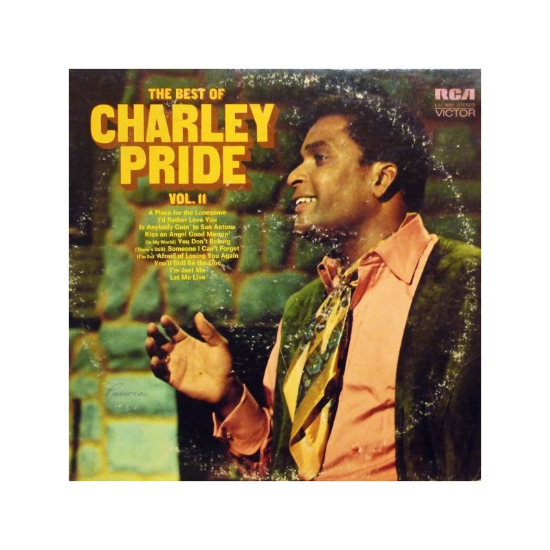 Pride ‎Charley – The Best of Charley Pride Vol. II|1972     RCA Victor	LSP-4682