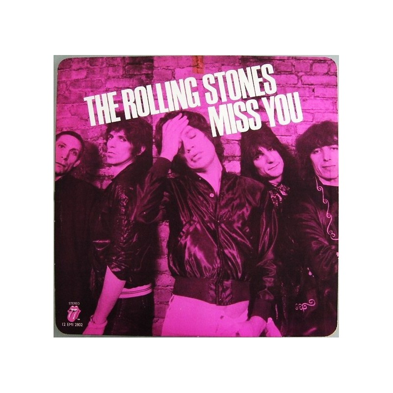 Rolling Stones The‎– Miss You|1978    Rolling Stones Records ‎– 12 EMI 2802-Maxi-Single-pink Vinyl