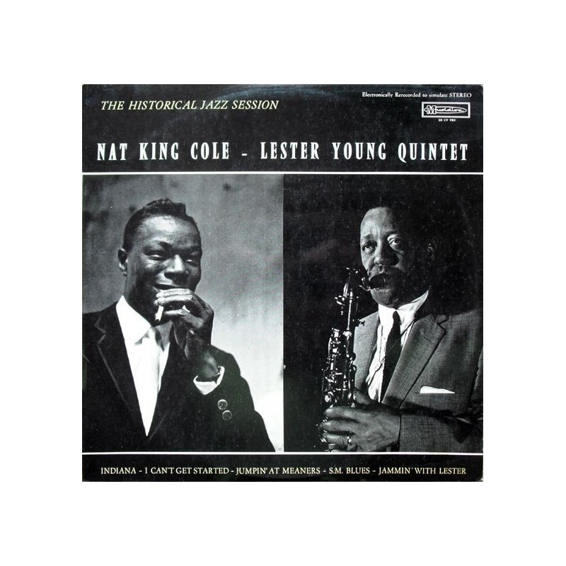 Cole Nat King &8211 Lester Young ‎– The Historical Jazz Session | 1984 CV 983