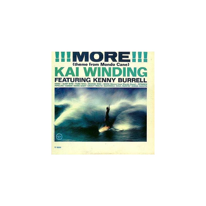 Winding Kai Featuring Kenny Burrell ‎– !!! More !!! (Theme From Mondo Cane) |1963 Verve Records ‎– V-8551