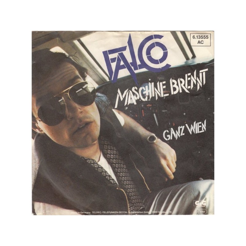 Falco ‎– Maschine Brennt|1982     Gig Records ‎– 6.13555 AC-Single