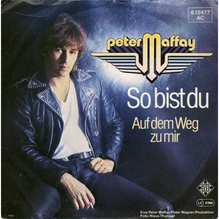 Maffay Peter ‎– So Bist Du|1979 Telefunken ‎– 6.12477 AC-Single