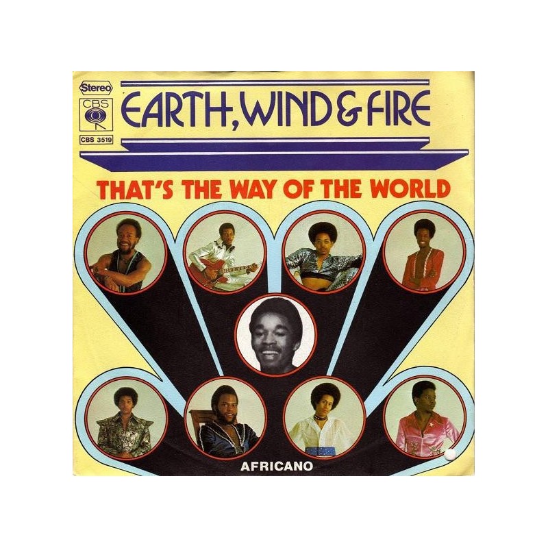 Earth, Wind & Fire ‎– That's The Way Of The World / Africano|1975   CBS 3519-Single