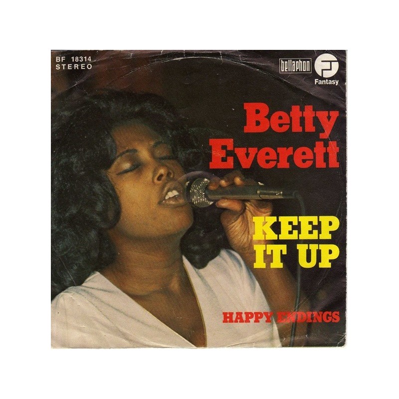 Everett ‎Betty – Keep It Up|1975      Bellaphon ‎– BF 18314-Single