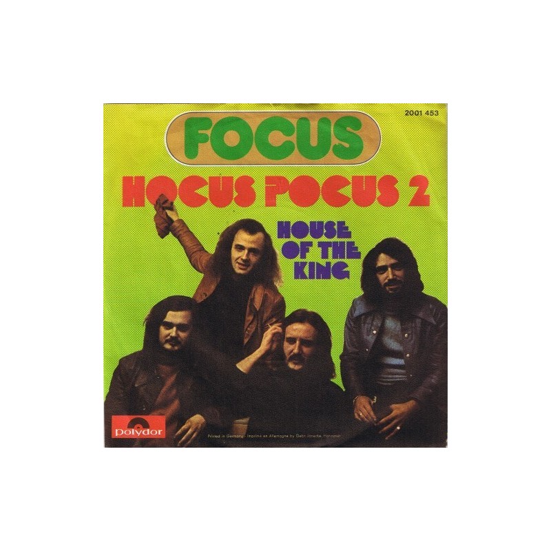 Focus – Hocus Pocus 2|1972     Polydor ‎– 2001 453-Single