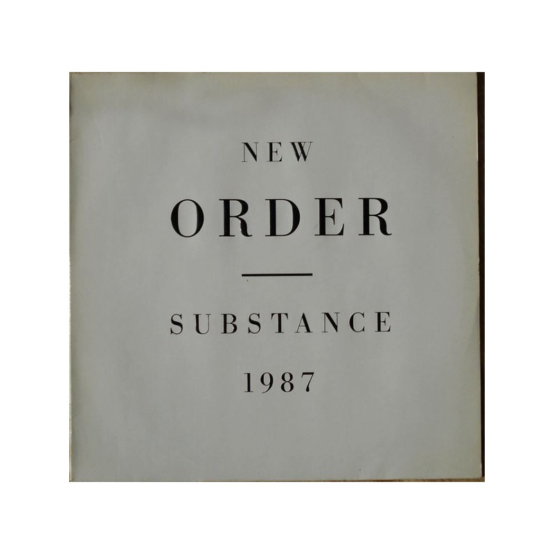 New Order ‎– Substance|1987     Rough Trade ‎– RTD 50