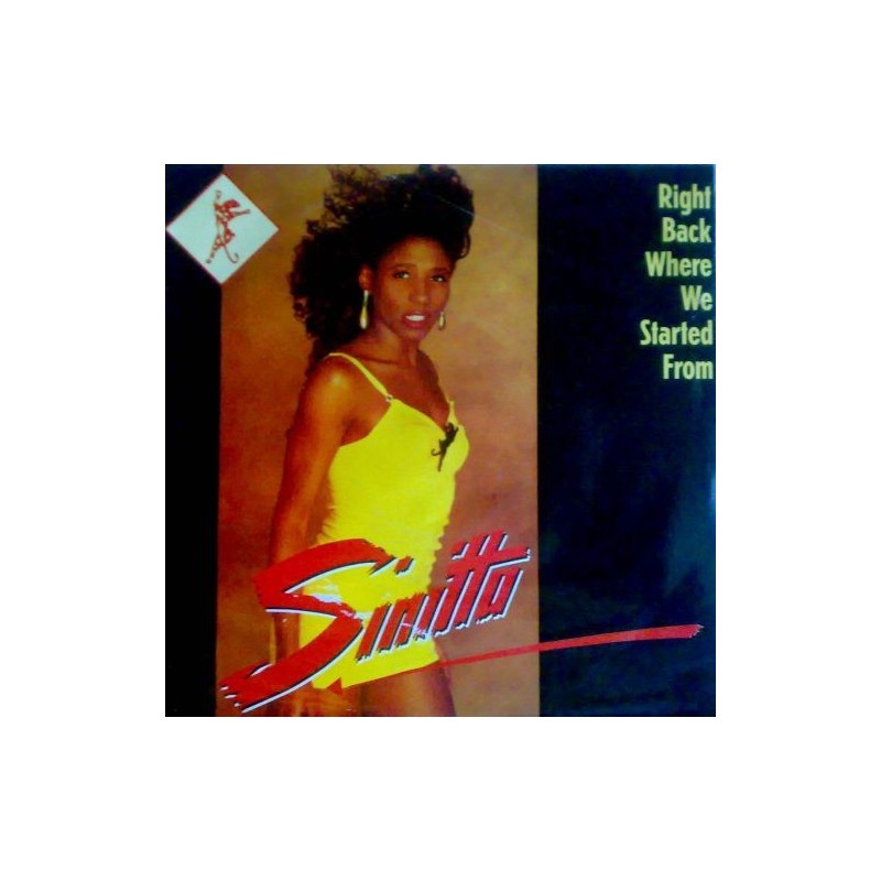 Sinitta ‎– Right Back Where We Started From|1989     Teldec ‎– 246 911-7-Single