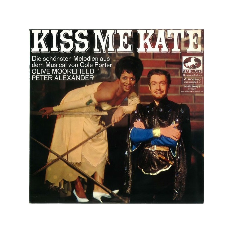 Alexander Peter - Olive Moorefield - Chor Und Orchester Johannes Fehring ‎– Kiss Me Kate|Marcato ‎– 60 595-Vinyl, 10"