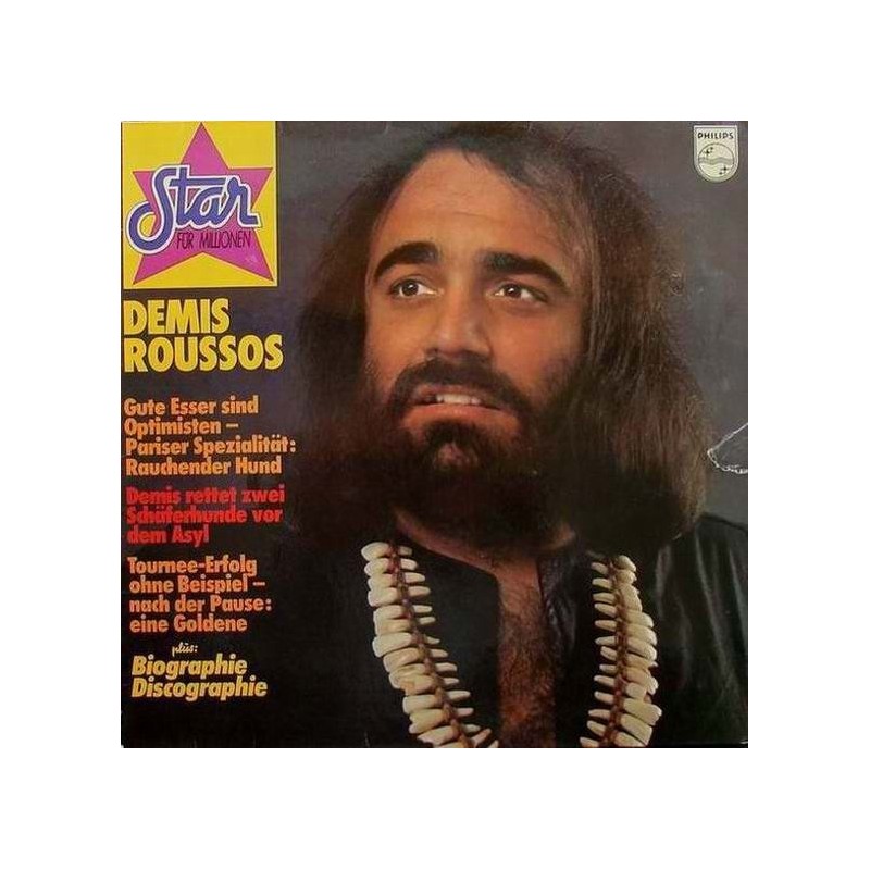 Roussos ‎Demis – Star Für Millionen|Philips ‎– 6325 234