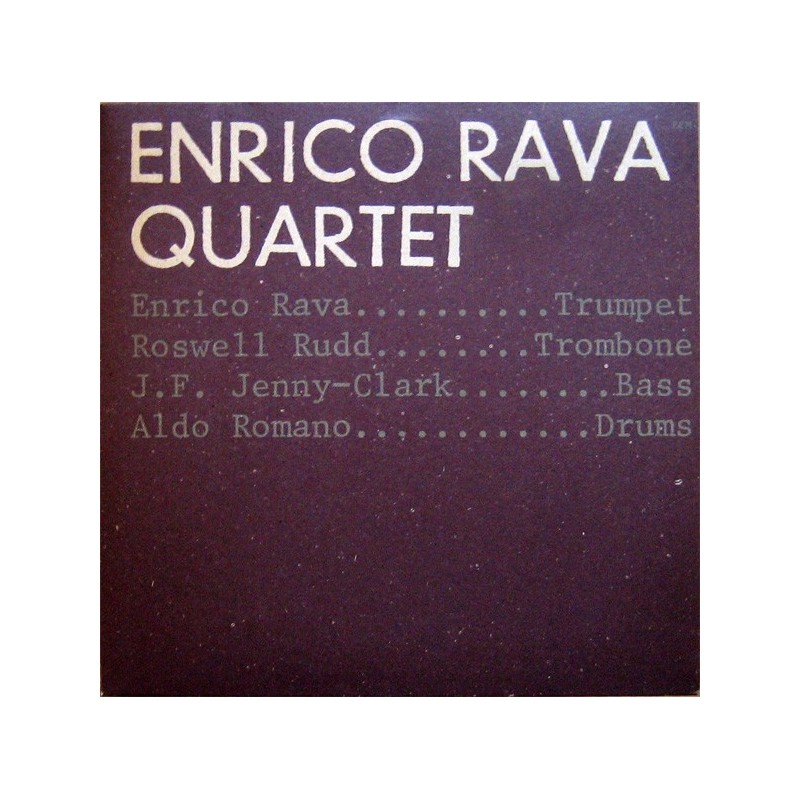 Rava Enrico Quartet ‎– Enrico Rava Quartet|1978     ECM 1122