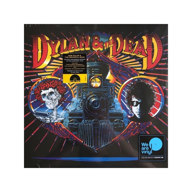 Dylan& The Dead ‎– Dylan & The Dead|2018   Columbia ‎– 19075806771 Limited Edition-Red & Blue Tie Dye -RSD 2018