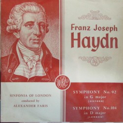 Haydn ‎– Symphony No. 92 In...