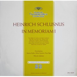 Schlusnus Heinrich  - In...