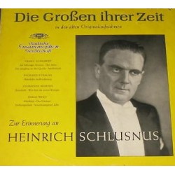 Schlusnus Heinrich -Die...