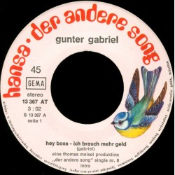 Gabriel ‎Gunter – Hey Boss...