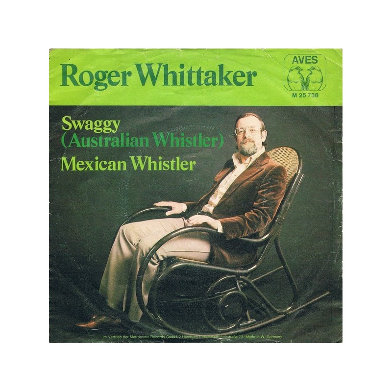 Whittaker ‎Roger– Swaggy (Australian Whistler)|1976     AVES ‎– M25.738-Single