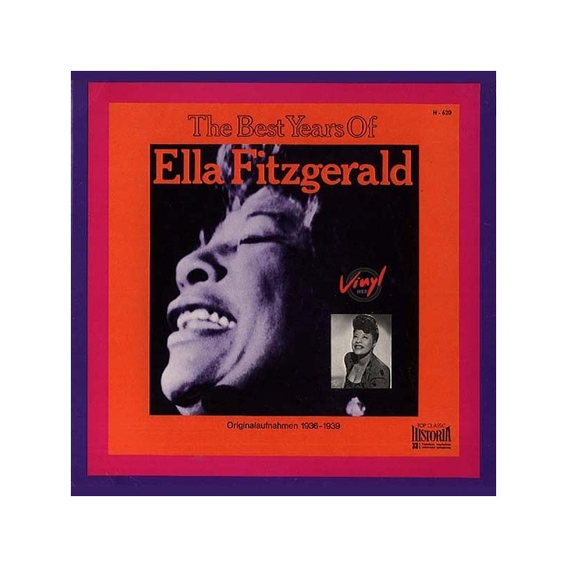 Fitzgerald ‎Ella – The Best Years Of Ella Fitzgerald|1980      Top Classic Historia ‎– H 620