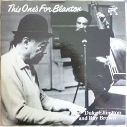Ellington Duke/  Ray Brown ‎– This One&8217s For Blanton|1975   Pablo Records ‎– 2310 721