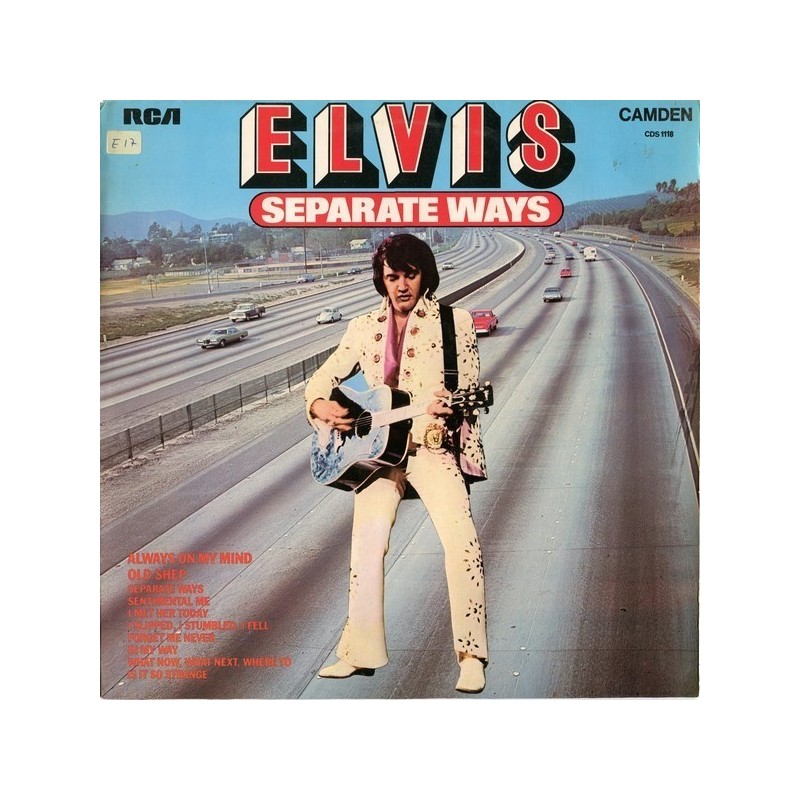 Presley Elvis ‎– Separate Ways|1973    RCA Camden ‎– CDS 1118