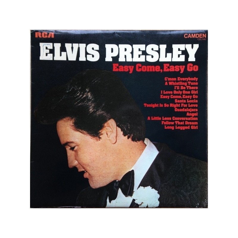 Presley ‎Elvis – Easy Come, Easy Go|1975    	RCA Camden	CDS 1146