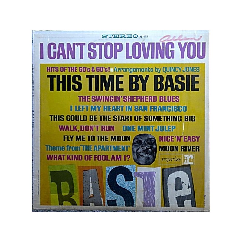 Basie ‎Count – This Time By Basie - Hits Of The 50's & 60's!|1963    Reprise Records ‎– RS-6070