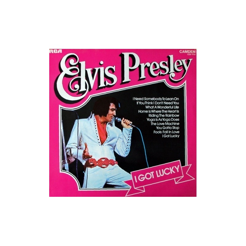 Presley ‎Elvis – I Got Lucky|RCA Camden ‎– CDS 1154