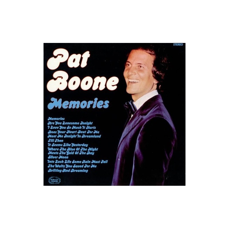 Boone  Pat ‎– Memories|1974  Hallmark Records ‎– SHM 841