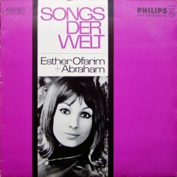 Ofarim Esther  + Abraham  Songs Der Welt| Philips ‎– 55 002, Donauland 