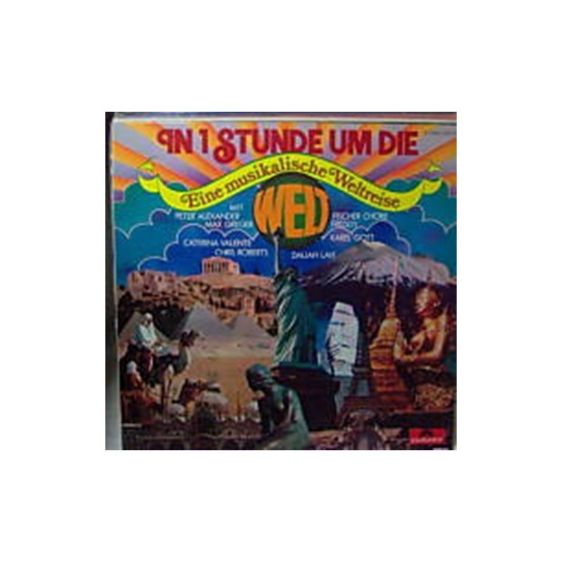 Various ‎– In 1 Stunde Um Die Welt - Eine Musikalische Weltreise| Polydor 2371574