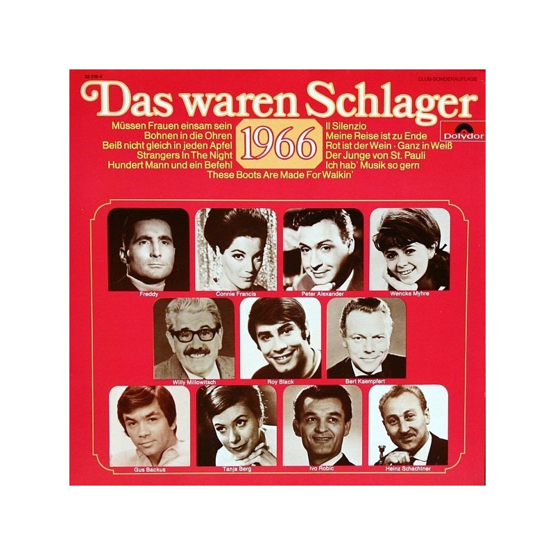 Various-Das waren Schlager - 1966|1972    POLYDOR 2459012