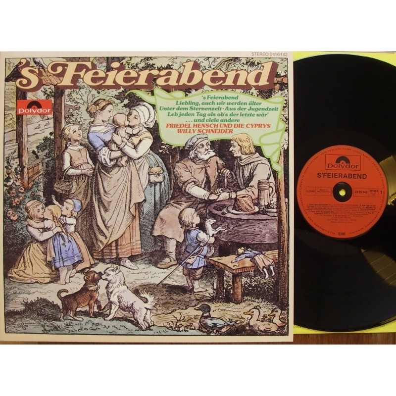 HENSCH FRIEDEL UND DIE CYPRYS WILLY SCHNEIDER-`s Feierabend     Polydor   2416142 