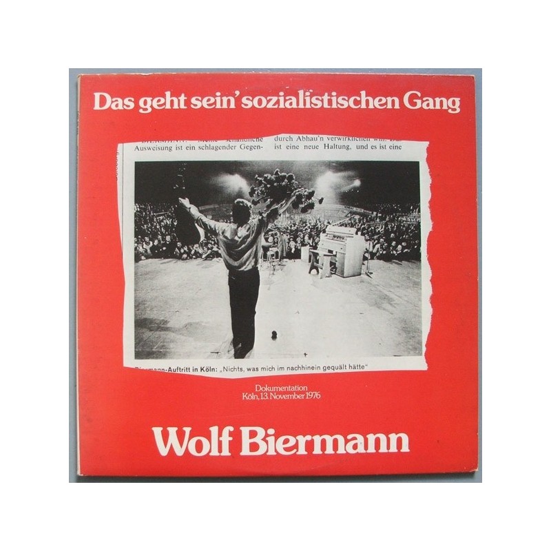 Biermann Wolf ‎– Das Geht Sein&8216 Sozialistischen Gang|1977    CBS 88 224  2LP